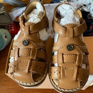 Mayoral Leather Velcro Sandals Sz 5